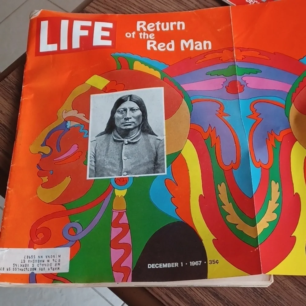 Life Magazine December 1 1967 Return of the Red Man